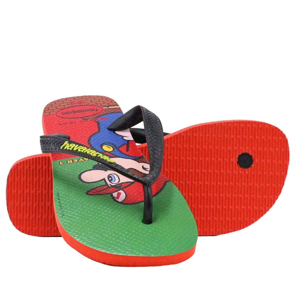 Chinelo Havaianas Infantil Super Mario Bros (27/28) Oficial