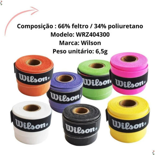 Comfort Overgrip Box Wilson Beachtennis Tênis Padel 60 Grips