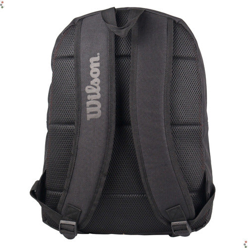 Mochila Em Poliester Wilson Preta/cinza 65011042-dg