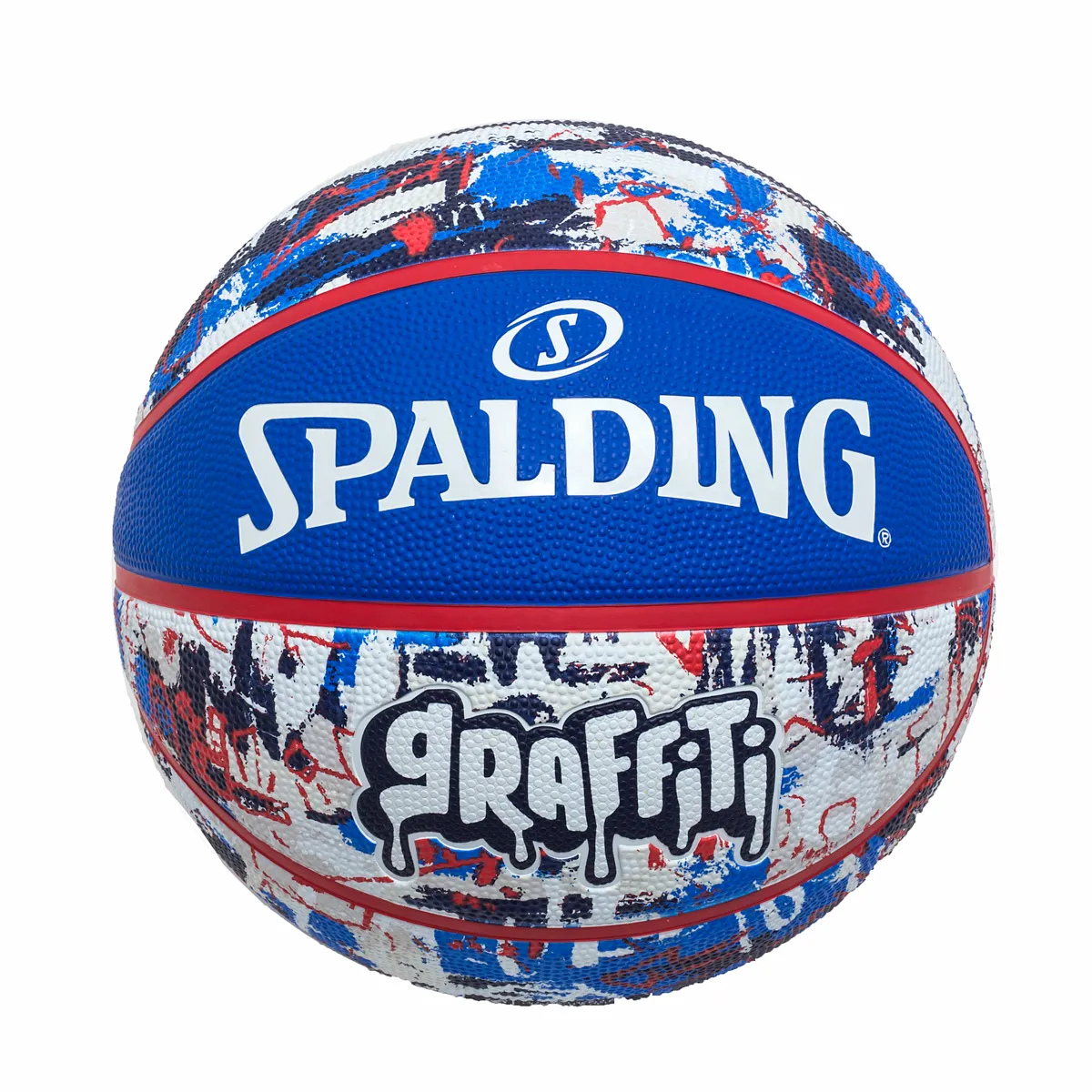 Bola De Basquete Spalding Graffiti Azul Tamanho 7 Oferta