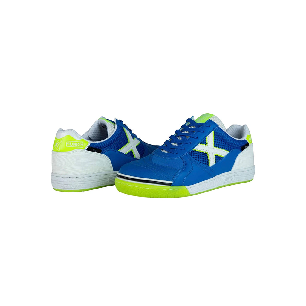 Chuteira Masculina Futsal G3 Indoor Azul Munich Profissional