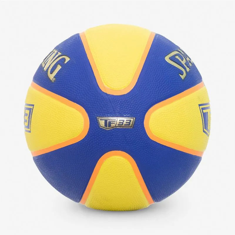 Bola De Basquete Spalding 3x3 Tf-33 - Amarelo e Azul