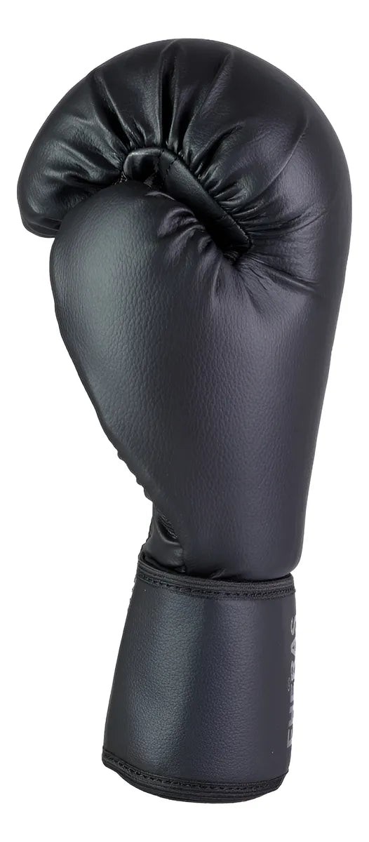 Luva Boxe Muay Thai Kickboxing Profissional Fheras Pro Black