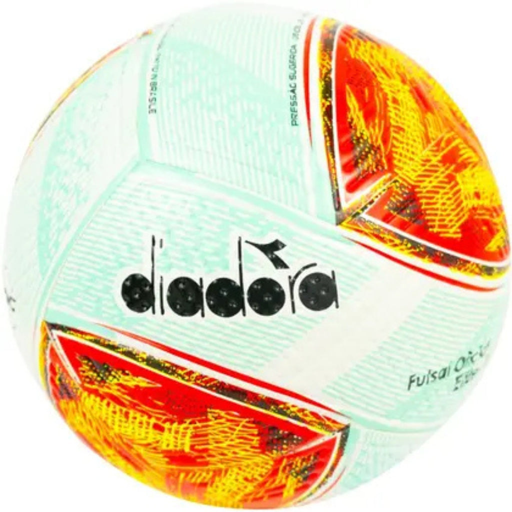 Bola de Futsal Diadora Elite-R Verde e Vermelho - Original