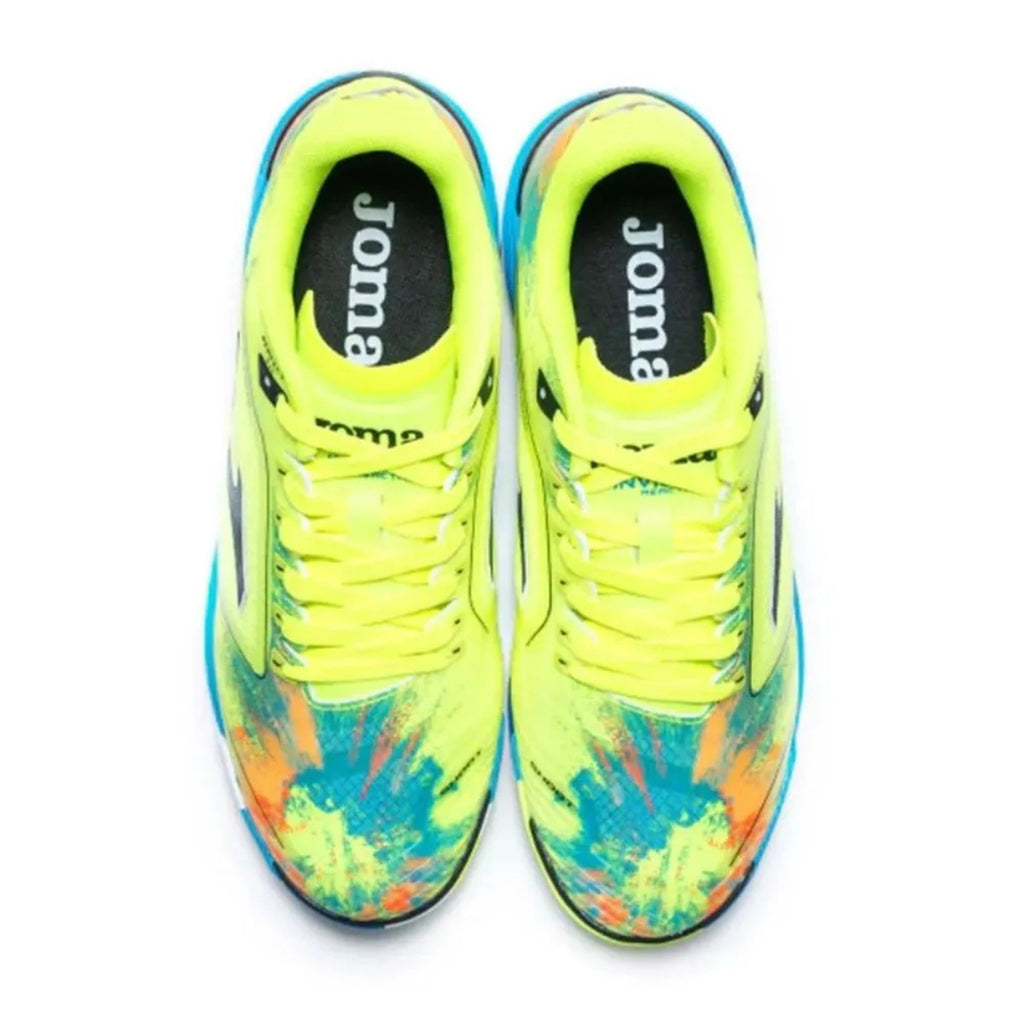 Chuteira Futsal Joma Invicto Indoor - Amarelo Fluor - Tam 41