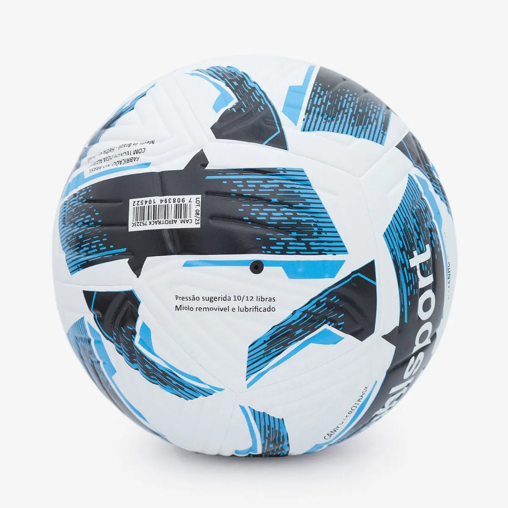 Bola De Futebol Campo Uhlsport Aerotrack - Branco E Azul